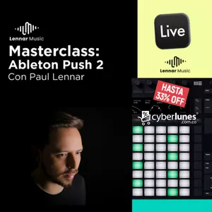 Imagen de portada para Curso online Curso de Ableton Push 2 - Masterclass con Paul Lennar  
