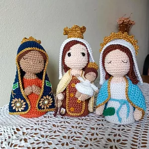 Imagem de capa para o Curso online Curso Nossa Senhora Rainha do Céu - Amigurumi