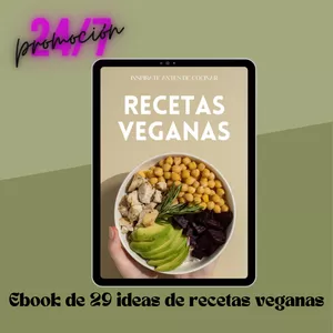 Imagen de portada para Ebook Recetas veganas. Inspírate antes de cocinar
