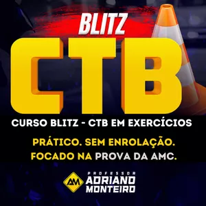 Imagem de capa para o Curso online CURSO BLITZ - CTB em EXERCÍCIOS