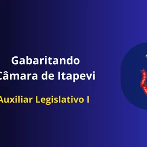 Imagem do curso Gabaritando Câmara de Itapevi - Auxiliar Legislativo I 