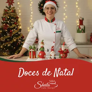 Imagem de capa para o Curso online Doces de Natal 