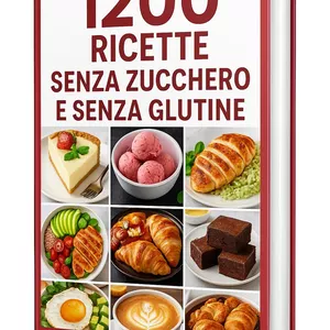 Cover image for Ebook 1200 Ricette Sane® Senza Zucchero e Senza Glutine