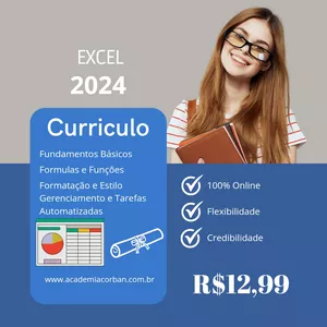 Imagem de capa para o Curso online Excel: Domine a Planilha Eletrônica