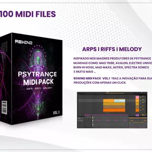 Imagem do curso Rewind Psytrance Midi Pack Vol.1