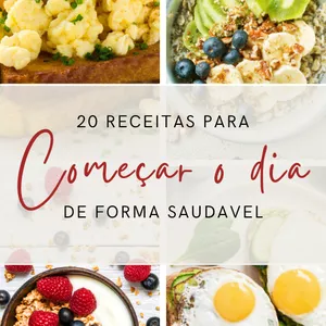 Imagem de capa para o Ebook 10 Receitas para começar dia 