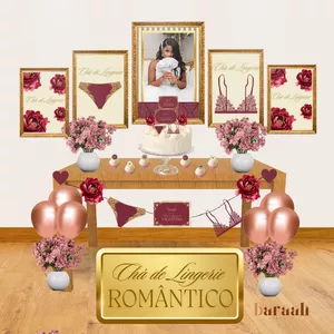 Imagem de capa para o Ebook  Chá de lingerie Editável