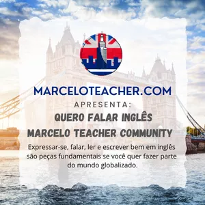 Imagem de capa para o Curso online Marcelo Teacher English learning Community