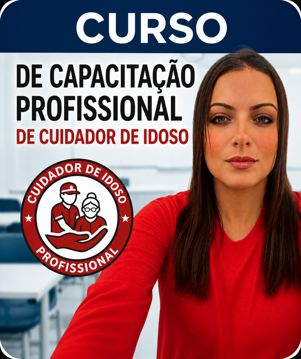 Imagem do curso Curso de Capacitação Profissional: Cuidador de Idosos (80 Horas)