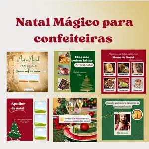 Imagem de capa para o Curso online Pack Natal para Confeiteiras 