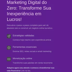 Imagem de capa para o Ebook Saia do Zero e ganhe dinheiro no Digital