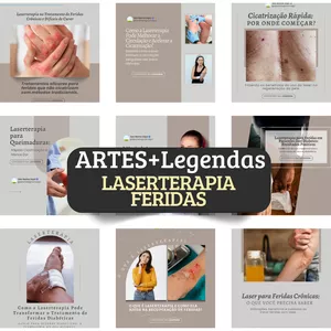 Imagem de capa para o Curso online Pack de Artes Laserterapia para Feridas