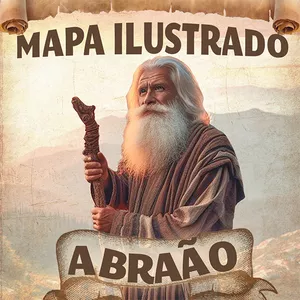 Imagem de capa para o Ebook MAPA ILUSTRADO SOBRE ABRAÃO