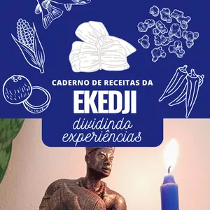 Imagem de capa para o Ebook Caderno de receitas da Ekedji