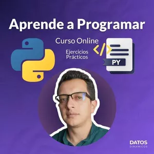 Imagen de portada para Curso online Aprende a Programar con Python