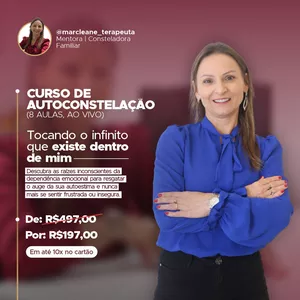 Imagem de capa para o Curso online Tocando o infinito que existe dentro de mim - Curso de Autoconstelação