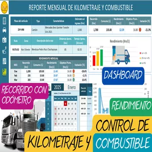 Imagen de portada para Curso online CONTROL DE KILOMETRAJE Y COMBUSTIBLE EN EXCEL