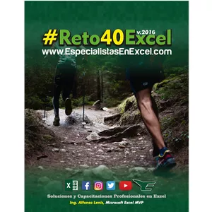 Imagen de portada para Ebook Libro digital Reto40Excel v.2016