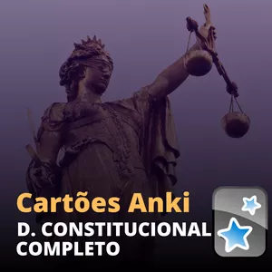 Imagem de capa para o Curso online Nota11 - Direito Constitucional Completo - 3.122 cartões para o Anki