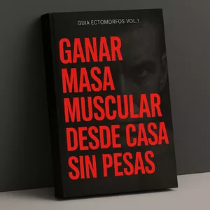 Imagen de portada para Ebook GUIA ENTRENAMIENTO PARA ECTOMORFOS DESDE CASA - SIN PESAS