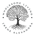 Wholesome Living, by Irene Alexandra logo