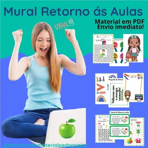 Imagem de capa para o Ebook Mural Retorno às Aulas 01