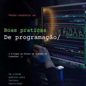 Imagem de capa para o Ebook Boas práticas de programação