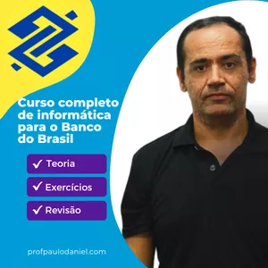 Imagem de capa para o Curso online Informática para o Banco do Brasil