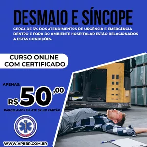 Imagem de capa para o Curso online SÍNCOPE OU DESMAIO
