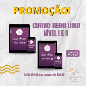 Imagem de capa para o Curso online PROMOÇÃO RELÂMPAGO - CURSO REIKI USUI NÍVEL I E II
