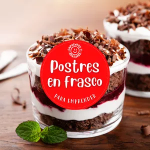 Imagen de portada para Curso online POSTRES EN FRASCO PARA EMPRENDER