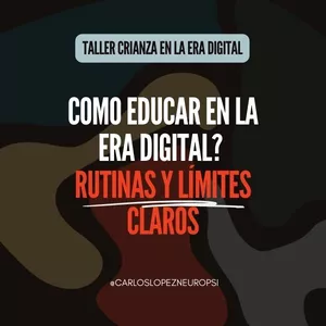 Imagen de portada para Curso online Taller crianza en la era digital: rutinas y límites claros