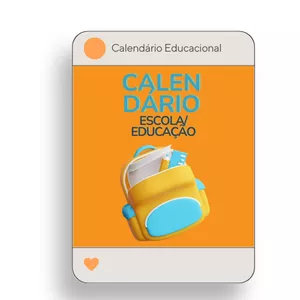Imagem de capa para o Ebook Calendário Educação/Escola