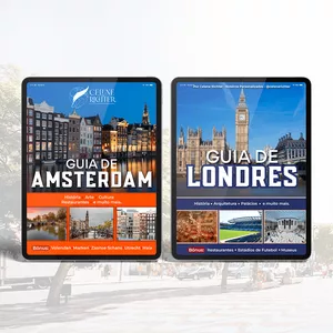 Imagem de capa para o Ebook Combo de Roteiros Completos de LONDRES e AMSTERDAM