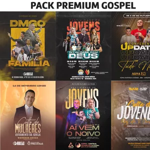 Imagem de capa para o Curso online Pack Premium Gospel PSD
