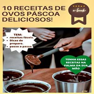 Imagem de capa para o Ebook 10 receitas de ovos de páscoa deliciosos!