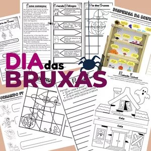 Imagem de capa para o Ebook Atividades Dia das Bruxas