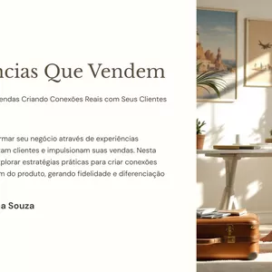 Imagem de capa para o Ebook Experiências Que Vendem – Como Criar Conexões Reais e Aumentar Suas Vendas