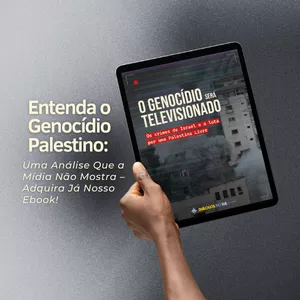 Imagem de capa para o Ebook O GENOCÍDIO SERÁ TELEVISIONADO: os crimes de Israel e a luta por uma Palestina Livre