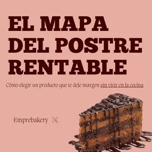 Imagen de portada para Curso online EL MAPA DEL POSTRE RENTABLE