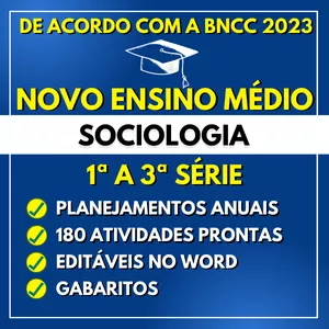 Imagem de capa para o Curso online SOCIOLOGIA - Planejamentos e Atividades - Novo Ensino Médio 2023
