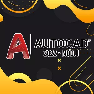 Imagem de capa para o Ebook Curso Autocad 2022 Módulo I
