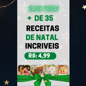 Imagem de capa para o Ebook Receitas de natal