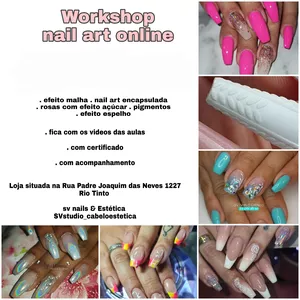 Imagem de capa para o Curso online Workshop de nail art