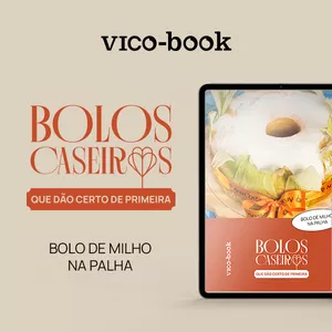 Imagem de capa para o Curso online Vico-Book Bolo Caseiro que Dá Certo de Primeira - Bolo de Milho na Palha