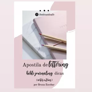 Imagem de capa para o Ebook Apostila de Lettering e Bible Journaling (PDF)