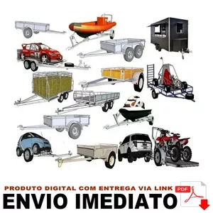 Imagem de capa para o Curso online Kit 12 Projetos Construção Carretinhas Reboque Basculante