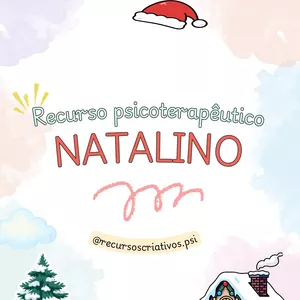 Imagem de capa para o Ebook Recurso terapêutico natalino de encerramento 