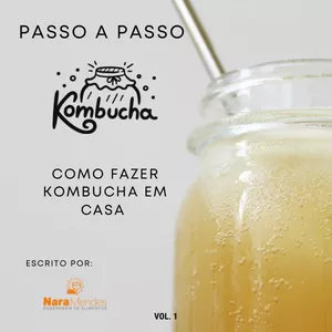 Imagem de capa para o Ebook Como fazer Kombucha em casa