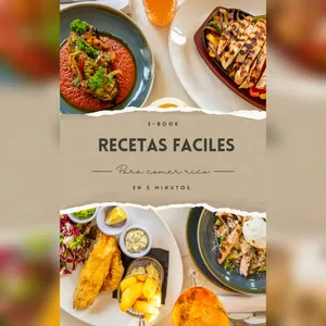 Imagen de portada para Ebook Recetas fáciles y saludables en 5 minutos 